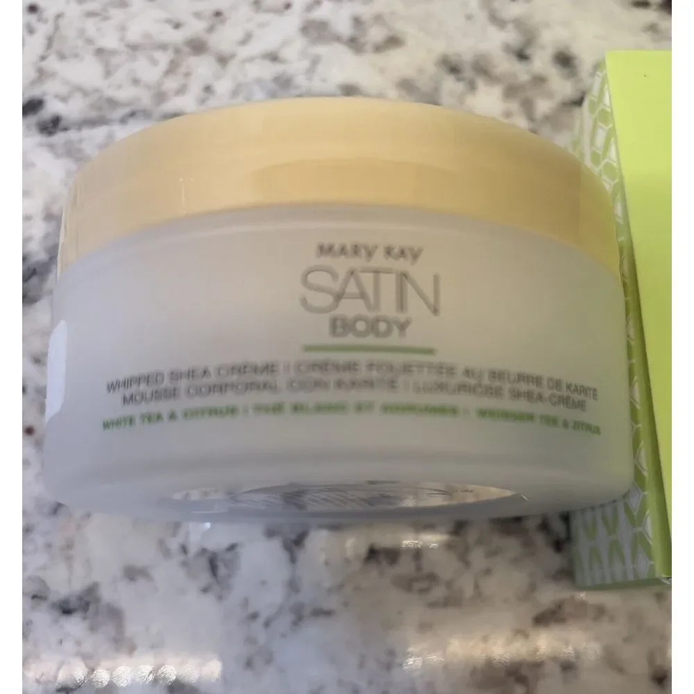 MARY KAY‎ SATIN BODY White Tea And Citrus Whipped Shea Cream/Lotion 4 OZ 091507